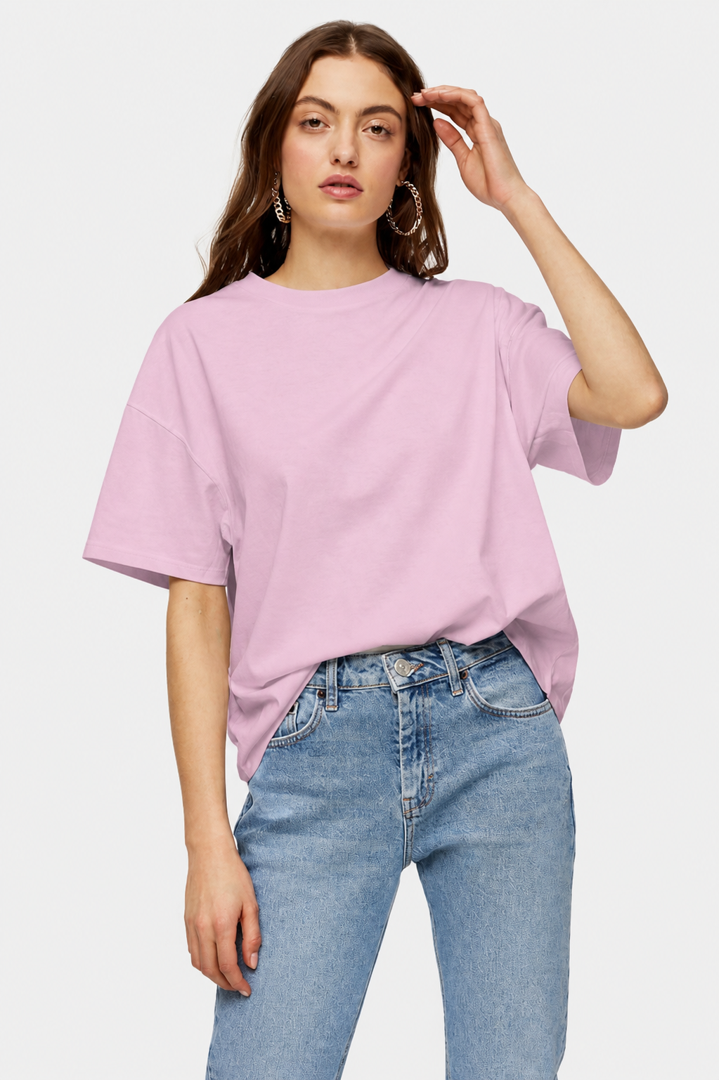 Flamingo Graphic Oversized T-Shirt Women Girls | Velvore