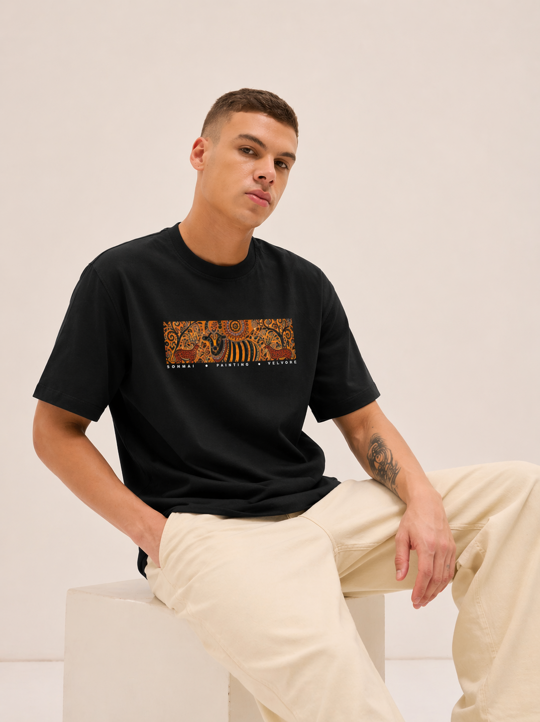 Sohrai Painting — Unisex Classic Crew T-Shirt