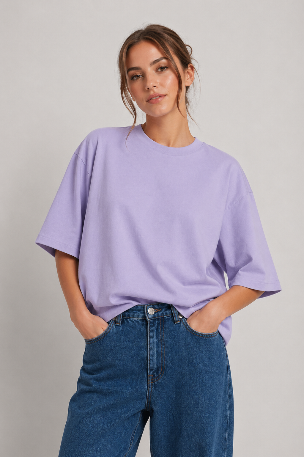Mermaid Graphic Oversized T-Shirt Women Girls | Velvore