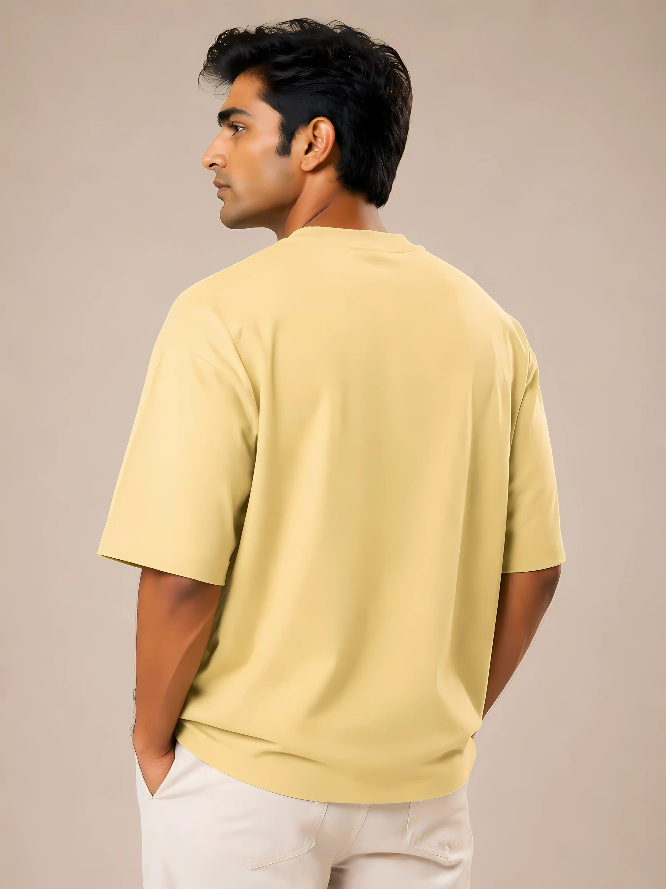 CALM MIND Oversized Sand Tee