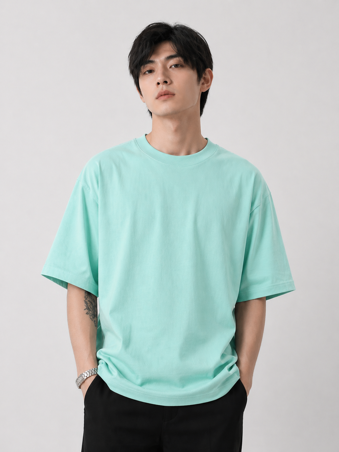Dino Graphic Oversized T-Shirt Men | Velvore