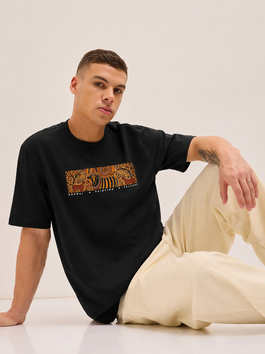Sohrai Painting — Unisex Classic Crew T-Shirt