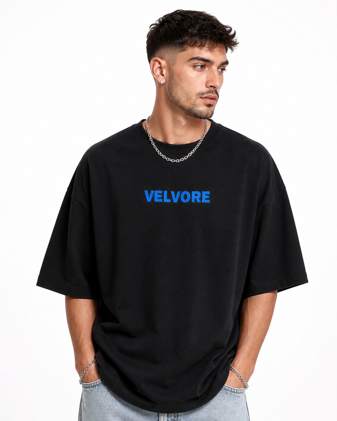 NASA Tiger Astronaut Graphic Oversized T-Shirt Men | Velvore