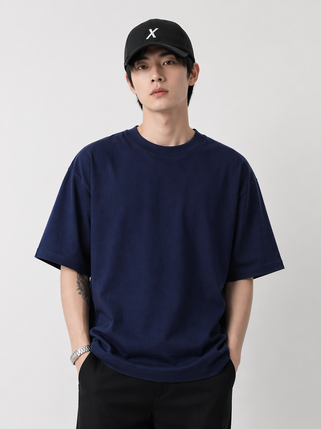 SABAR "Knight Silhouette" Heavyweight Oversized Tee